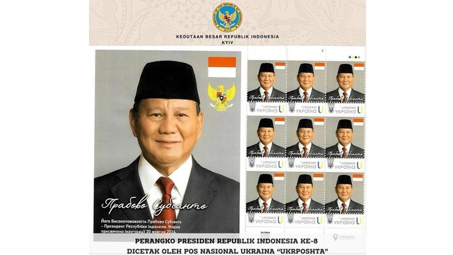 Featured Post Image - Alasan Ukraina Terbitkan Perangko Bergambar Prabowo Subianto