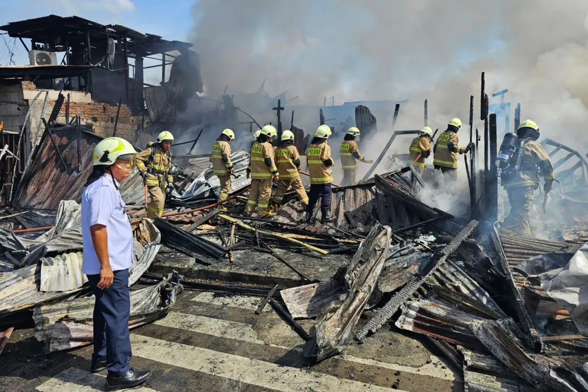 Featured Post Image - Kebakaran di Kemayoran Gempol Jakpus: 30 Rumah Ludes Terbakar